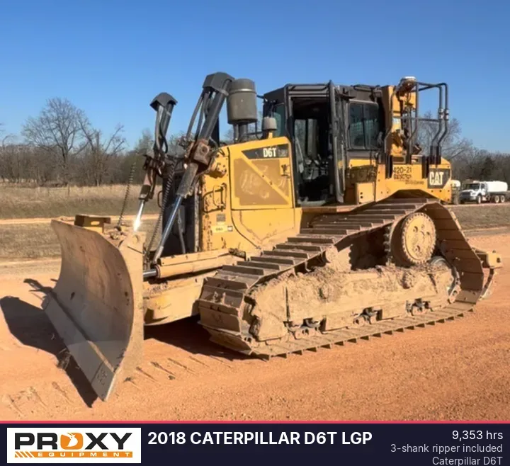 2018 CATERPILLAR D6T LGP