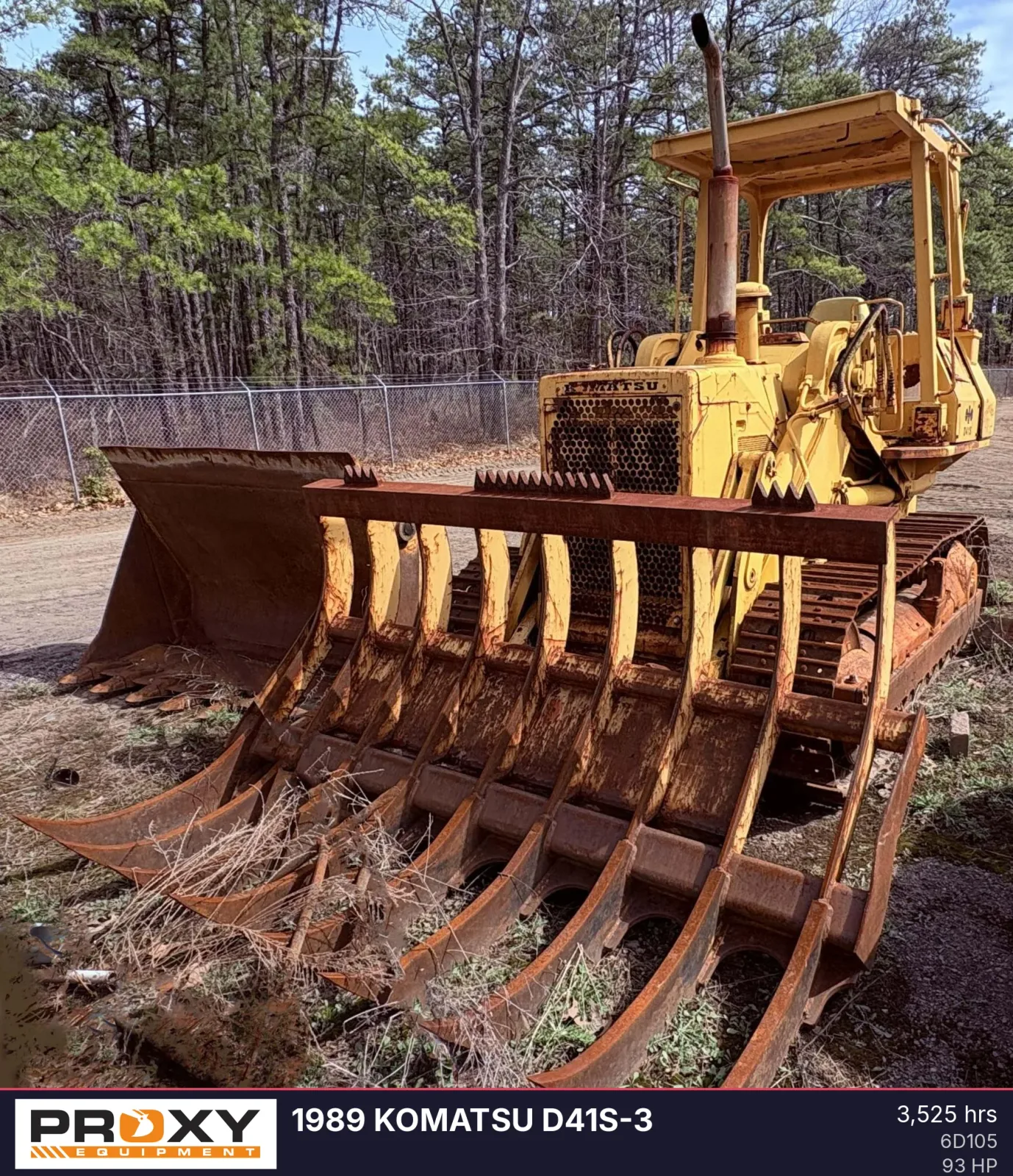 1989 KOMATSU D41S-3