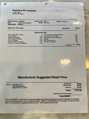 2020 Keystone Raptor 415 RP41520 - view 6 of 29