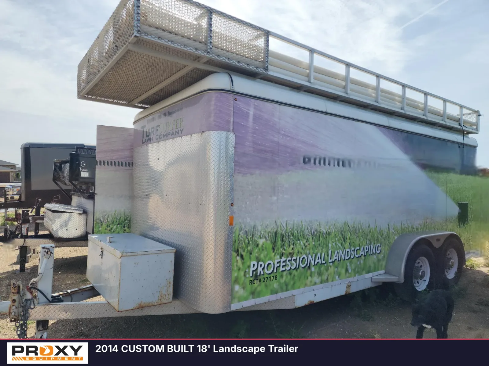 2014 CUSTOM BUILT 18' Landscape Trailer