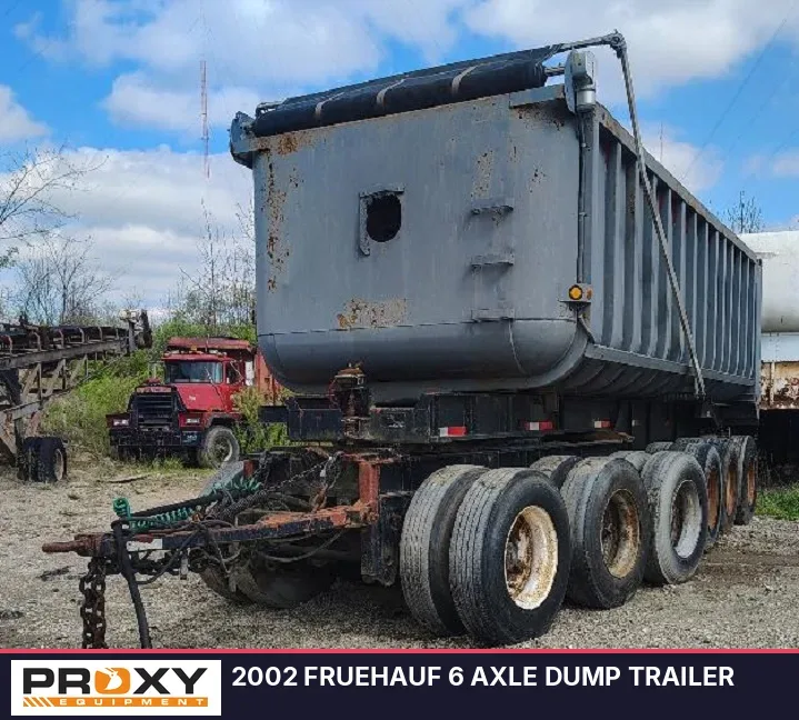 2002 FRUEHAUF 6 Axle Dump Trailer