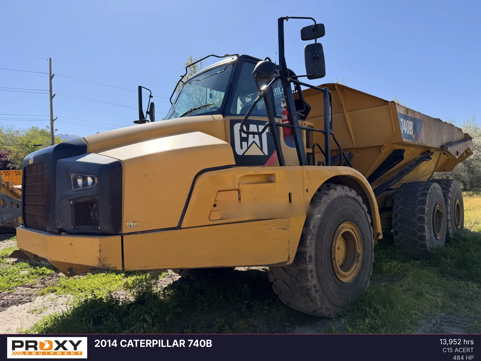 2014 CATERPILLAR 740b