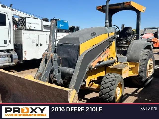 2016 DEERE 210LE