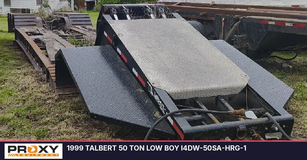 1999 TALBERT 50 Ton Low Boy I4DW-50SA-HRG-1