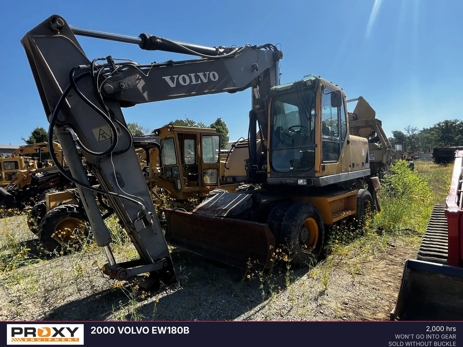 2000 VOLVO EW180B