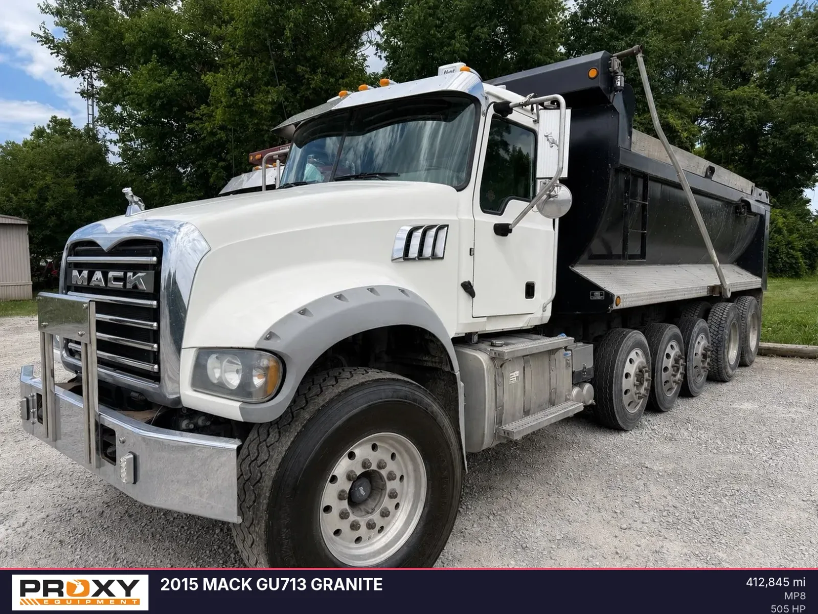 2015 MACK GU713 GRANITE