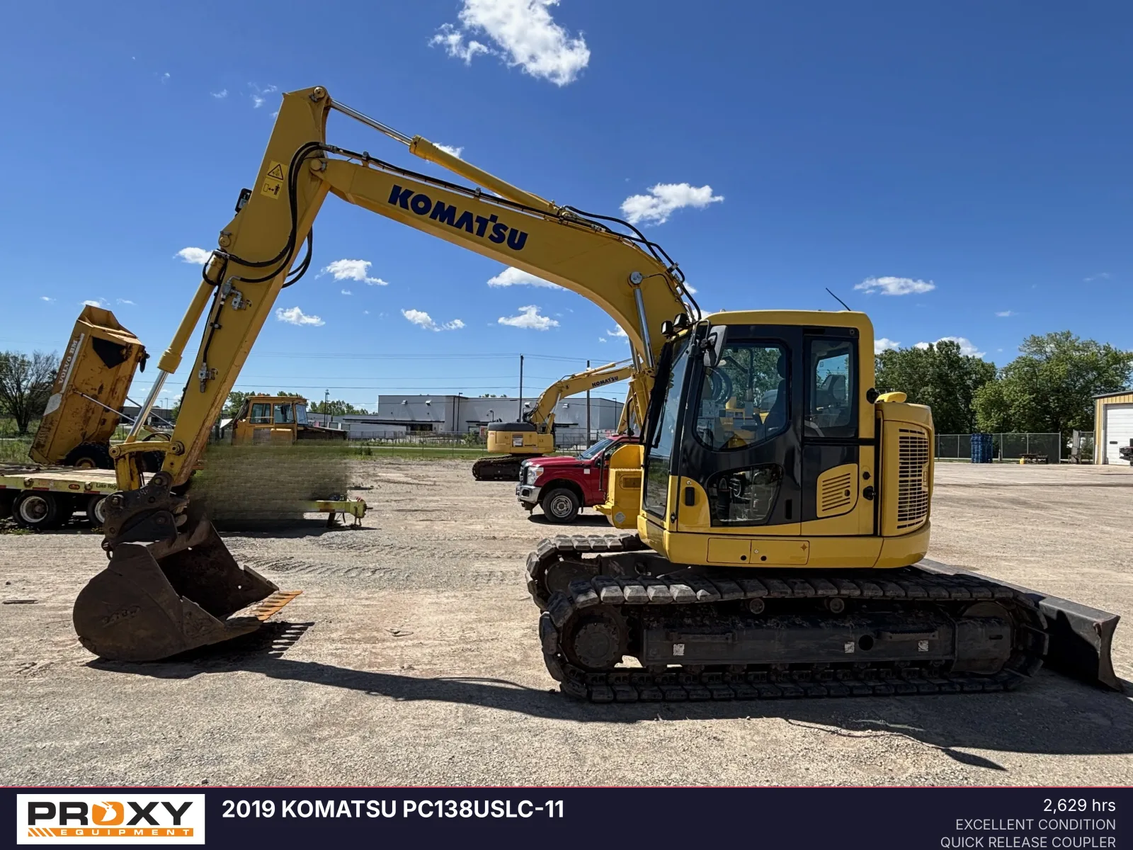 2019 KOMATSU PC138USLC-11