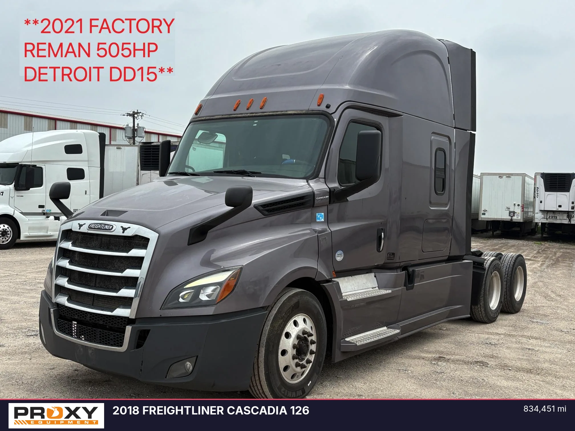 2018 FREIGHTLINER CASCADIA 126