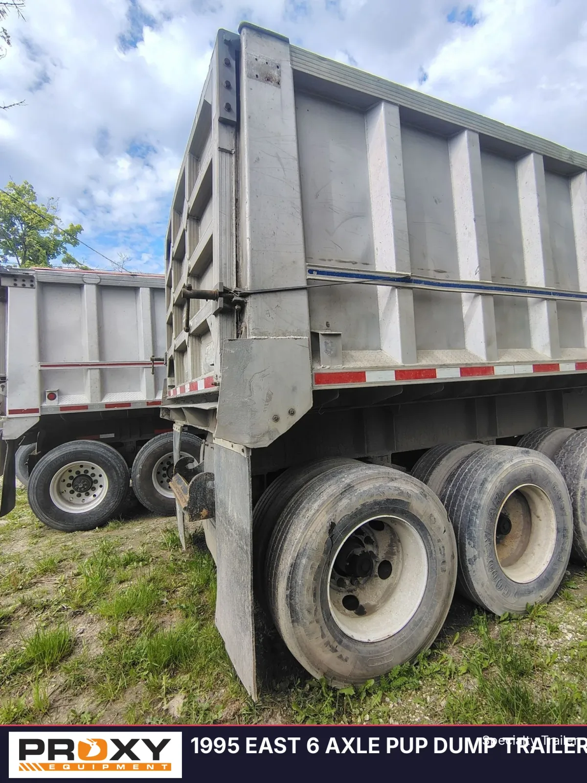 1995 EAST 6 Axle Pup Dump Trailer