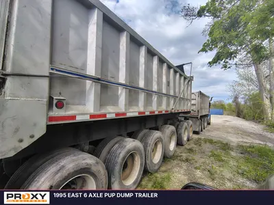 1995 EAST 6 Axle Pup Dump Trailer - view 2 of 33
