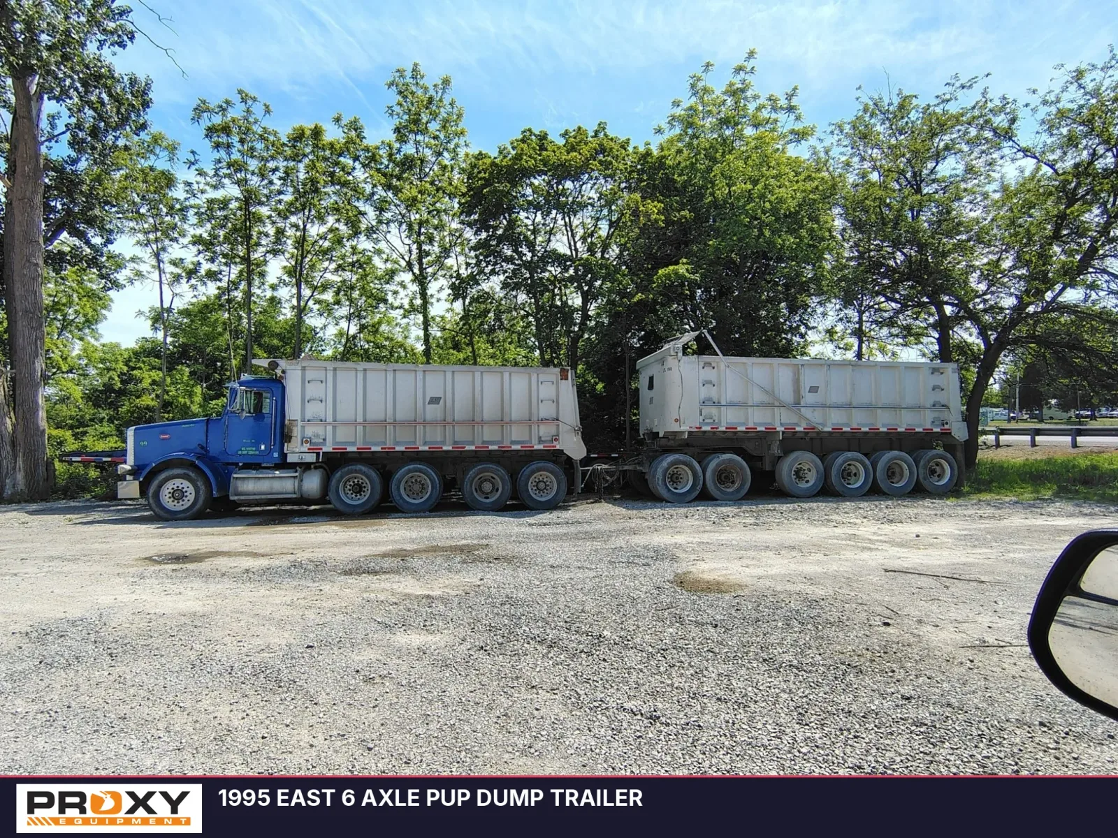 1995 EAST 6 Axle Pup Dump Trailer
