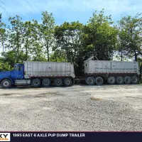 1995 EAST 6 Axle Pup Dump Trailer - view 4 of 59