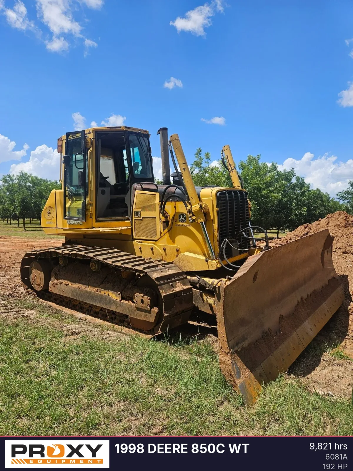 1998 DEERE 850C WT