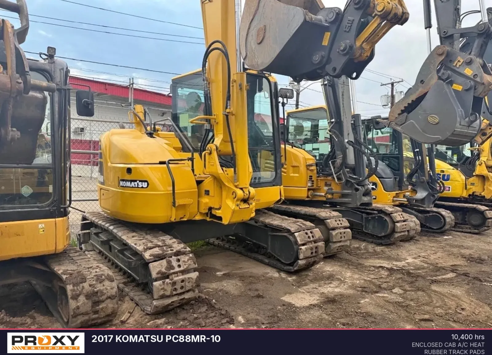 2017 KOMATSU PC88MR-10