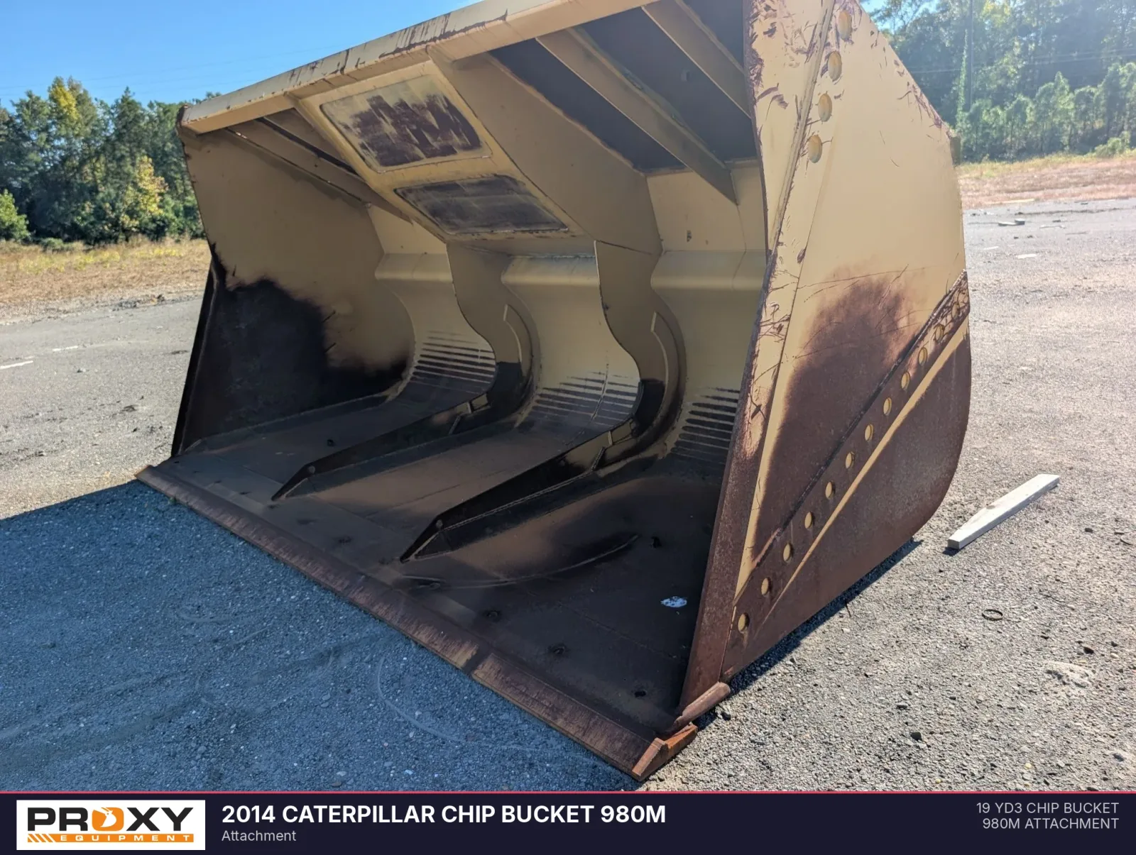 2014 CATERPILLAR CHIP BUCKET 980M
