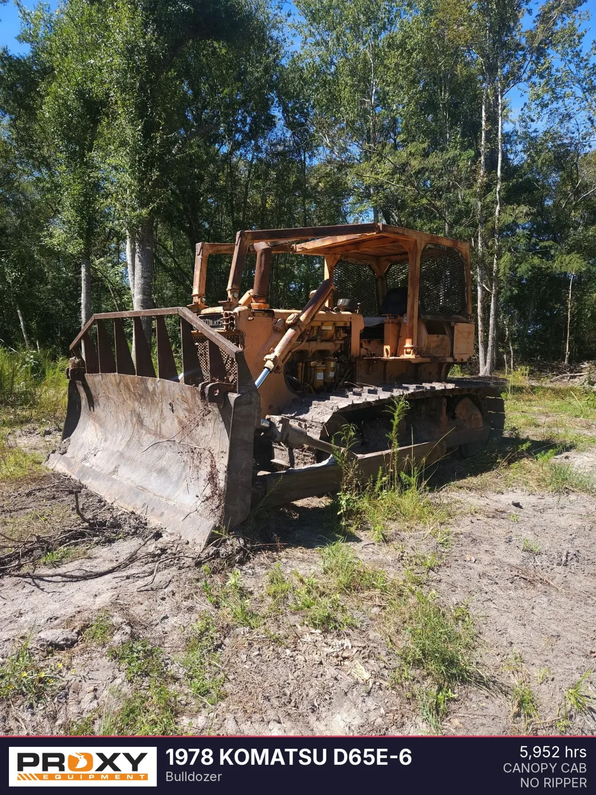 1978 KOMATSU D65E-6