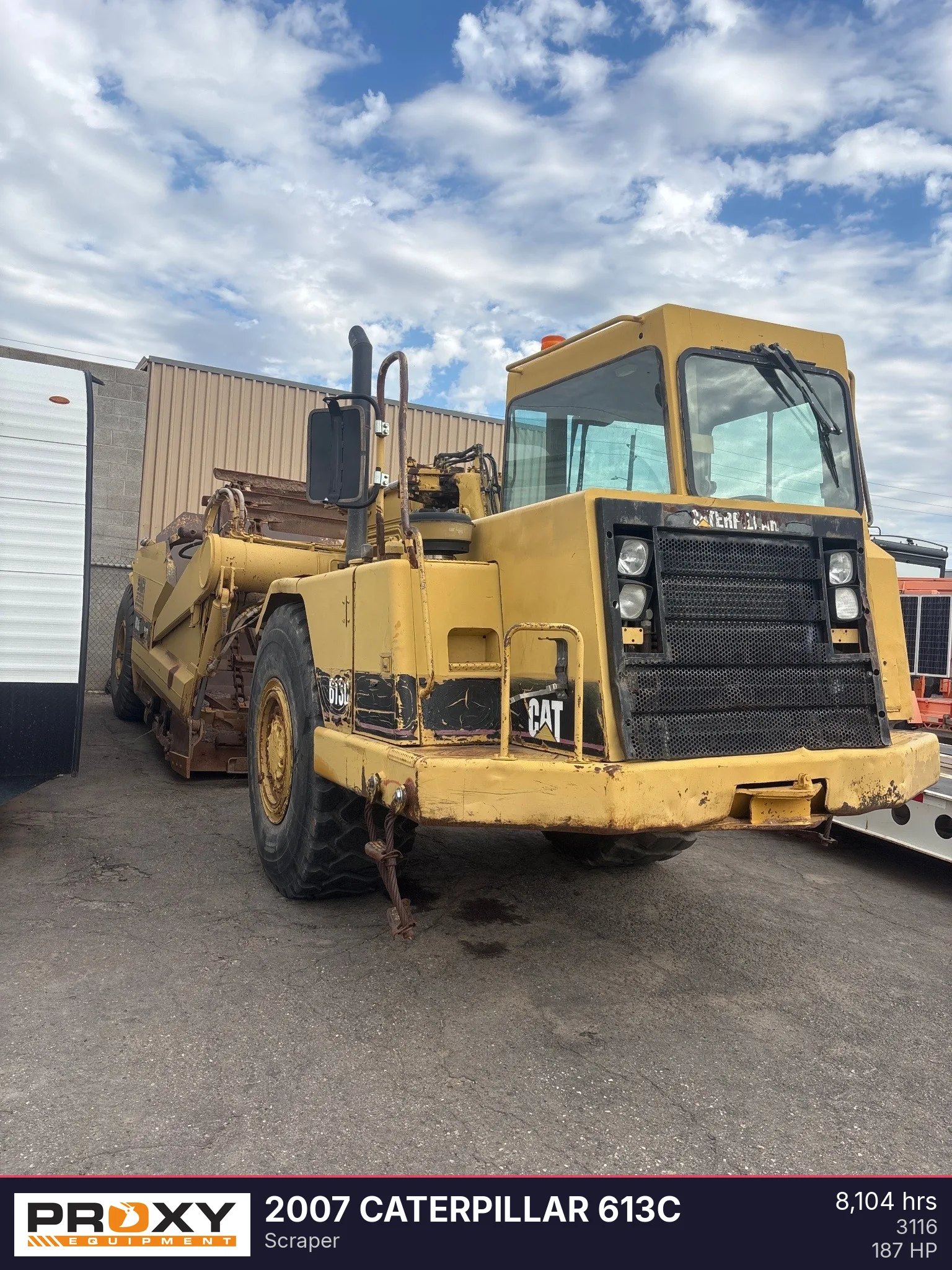 2007 CATERPILLAR 613C