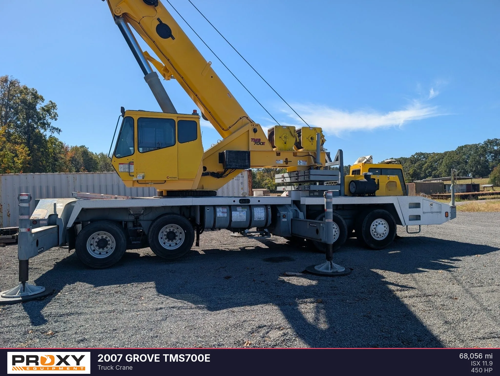 2007 GROVE TMS700E