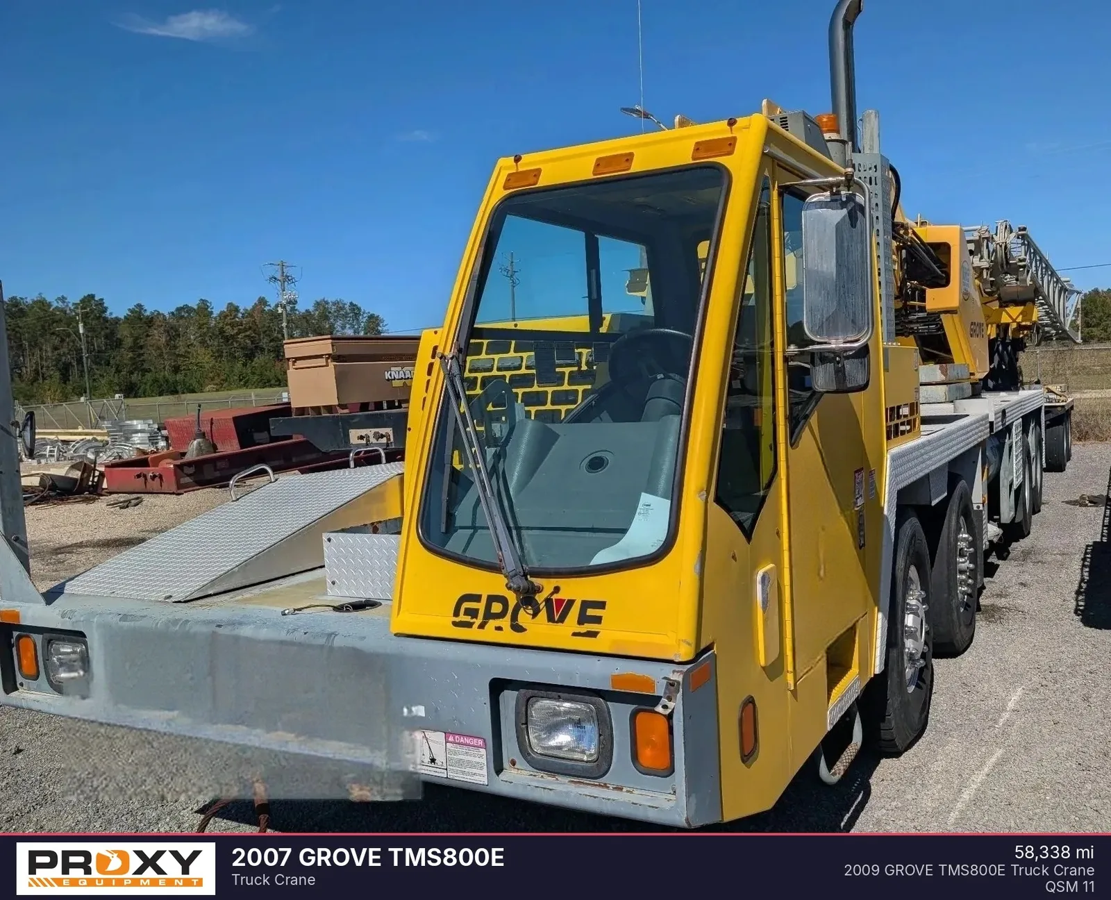 2007 GROVE TMS800E
