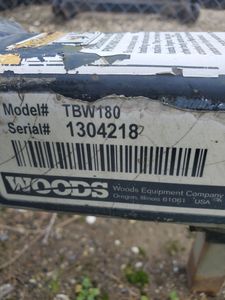 2015 WOODS TBW 180 - view 2 of 2